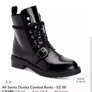 All Saints Donita Boots - SZ 8
